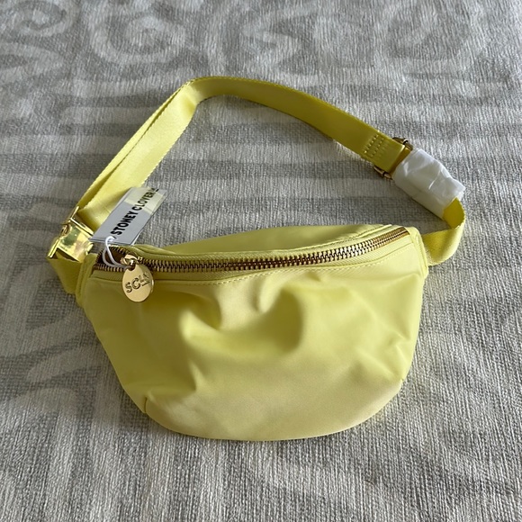 brand New banana yellow Stoney clover fanny pack
